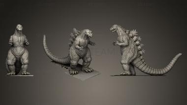 3D model Godzilla statue (STL)